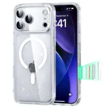 ESR รุ่น Classic Hybrid Case (Camera Control Button) - เคส iPhone 17 Pro - สี Clear Shimmer
