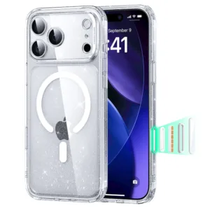 ESR รุ่น Classic Hybrid Case (Camera Control Button) - เคส iPhone 17 Pro - สี Clear Shimmer