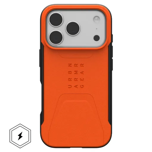 UAG รุ่น Civilian (Magsafe) - เคส iPhone 17 Pro - สี Orange