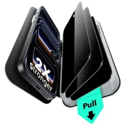 ESR รุ่น UltraFit Classic Privacy Screen Protector - ฟิล์มหน้าจอ iPhone 17/16 Pro (แพ็ค 3 ชิ้น)