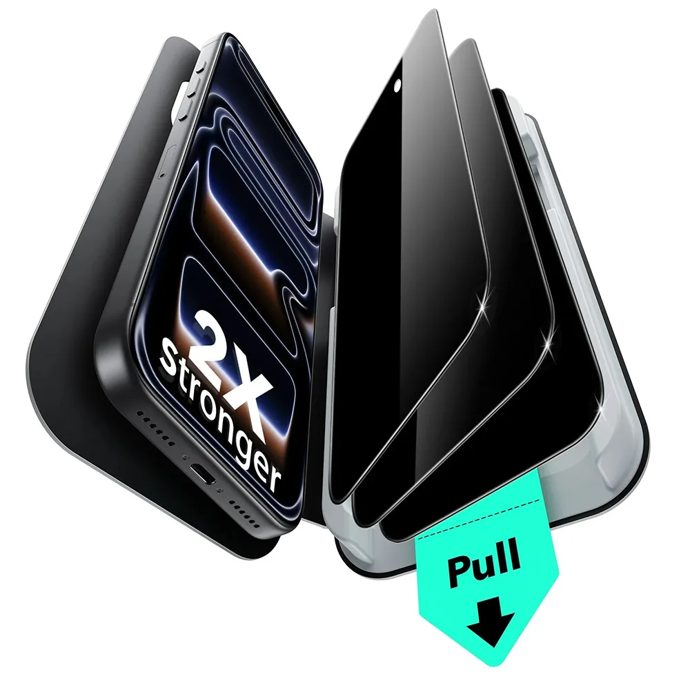 ESR รุ่น UltraFit Classic Privacy Screen Protector - ฟิล์มหน้าจอ iPhone Air (แพ็ค 3 ชิ้น) 1 ESR รุ่น UltraFit Classic Privacy Screen Protector - ฟิล์มหน้าจอ iPhone Air (แพ็ค 3 ชิ้น)