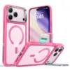 ESR รุ่น Classic Hybrid Case with Stash Stand (Camera Control Button) - เคส iPhone 17 Pro Max - สี Frosted Pink