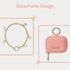 Custype รุ่น Wrist Chain Airpods Pouch - กระเป๋าใส่ AirPods - สี Pink