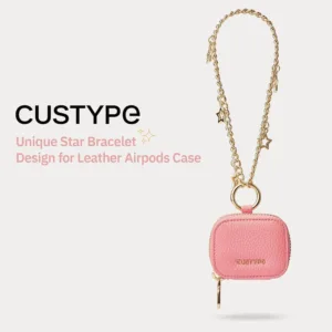 Custype รุ่น Wrist Chain Airpods Pouch - กระเป๋าใส่ AirPods - สี Pink