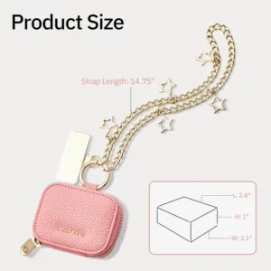 Custype รุ่น Wrist Chain Airpods Pouch - กระเป๋าใส่ AirPods - สี Pink