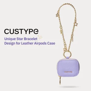 Custype รุ่น Wrist Chain Airpods Pouch - กระเป๋าใส่ AirPods - สี Purple
