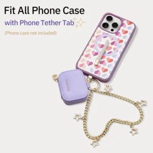 Custype รุ่น Wrist Chain Airpods Pouch - กระเป๋าใส่ AirPods - สี Purple