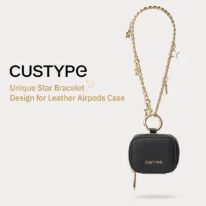 Custype รุ่น Wrist Chain Airpods Pouch - กระเป๋าใส่ AirPods - สี Black