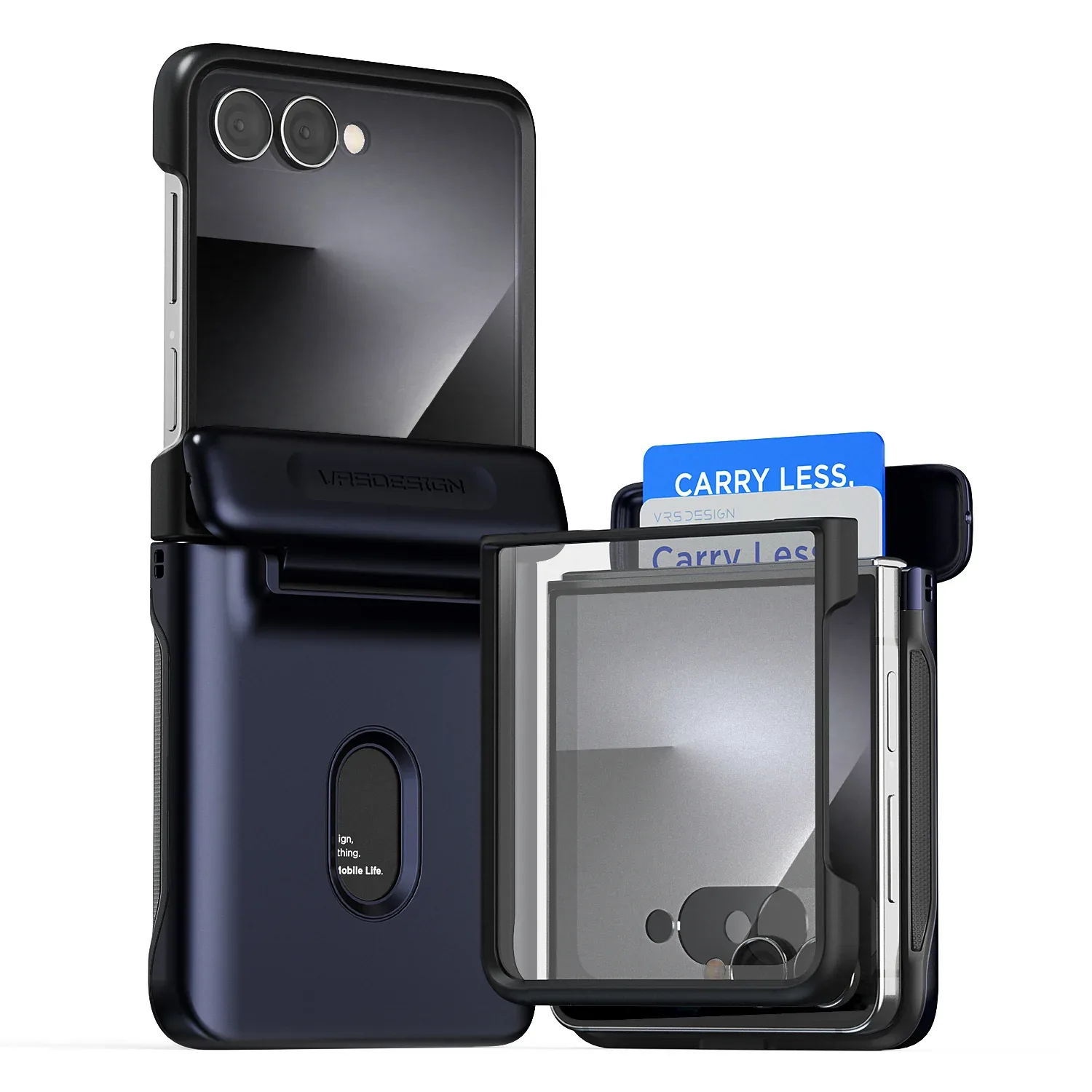 VRS รุ่น Modern Go - เคส Galaxy Z Flip 7 - สี Navy 1 VRS รุ่น Modern Go - เคส Galaxy Z Flip 7 - สี Navy