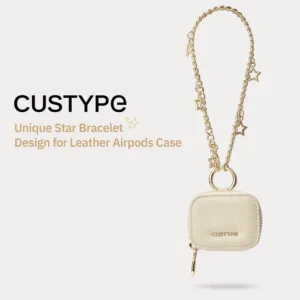 Custype รุ่น Wrist Chain Airpods Pouch - กระเป๋าใส่ AirPods - สี Beige