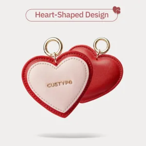 Custype รุ่น Wrist Chain Heart - สายคล้องข้อมือ - สี Red/Pink