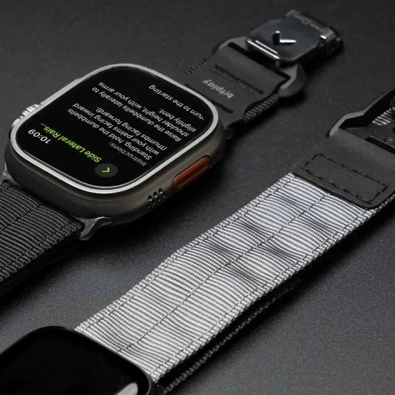 Bitplay รุ่น Fidlock® - สายนาฬิกา Apple Watch 44/45/49mm - สี Silver/Grey - Image 4