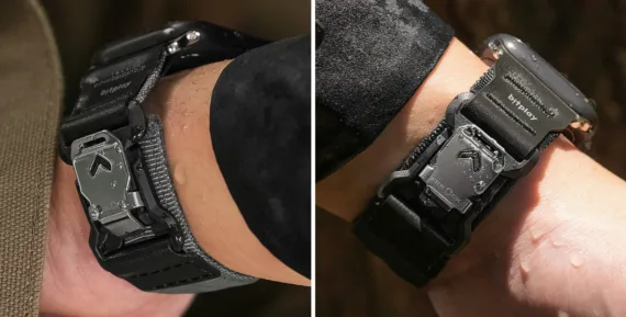 Bitplay รุ่น Fidlock® - สายนาฬิกา Apple Watch 44/45/49mm - สี Silver/Grey - Image 6