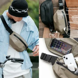 Bitplay รุ่น AquaSeal Shoulder Bag - กระเป๋าสะพายไหล่ - สี Dark Black