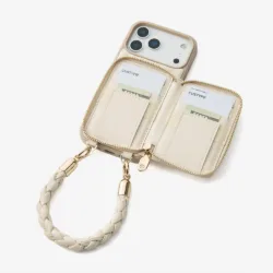 Custype รุ่น Rope Style Strap Case - เคส iPhone 17 Pro Max - สี Beige