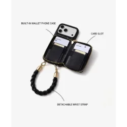 Custype รุ่น Rope Style Strap Case with Stand - เคส iPhone 17 Pro Max - สี Black 8 Custype รุ่น Rope Style Strap Case with Stand - เคส iPhone 17 Pro Max - สี Black