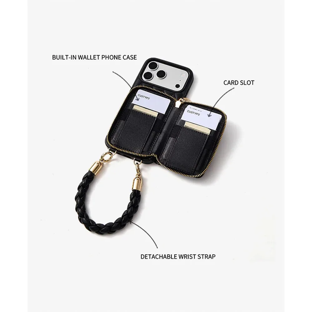 Custype รุ่น Rope Style Strap Case with Stand - เคส iPhone 17 Pro Max - สี Black 2 Custype รุ่น Rope Style Strap Case with Stand - เคส iPhone 17 Pro Max - สี Black - Image 2