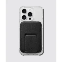 Bitplay รุ่น Magnetic Ultra Slim Wallet Stand - ที่เก็บบัตรติดหลังมือถือ - สี Black