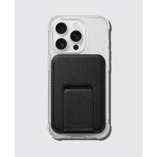 Bitplay รุ่น Magnetic Ultra Slim Wallet Stand - ที่เก็บบัตรติดหลังมือถือ - สี Black - Image 3