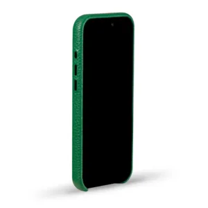 MINTAPPLE. รุ่น Top Grain Leather Case - เคส iPhone 17 Pro Max - สี British Green