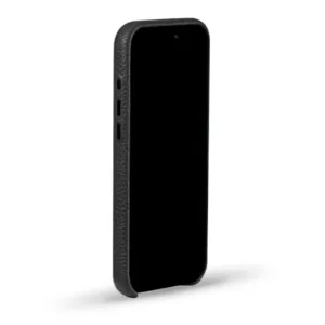 MINTAPPLE. รุ่น Top Grain Leather Case - เคส iPhone 17 Pro - สี Black