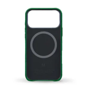 MINTAPPLE. รุ่น Top Grain Leather Case - เคส iPhone 17 Pro Max - สี British Green