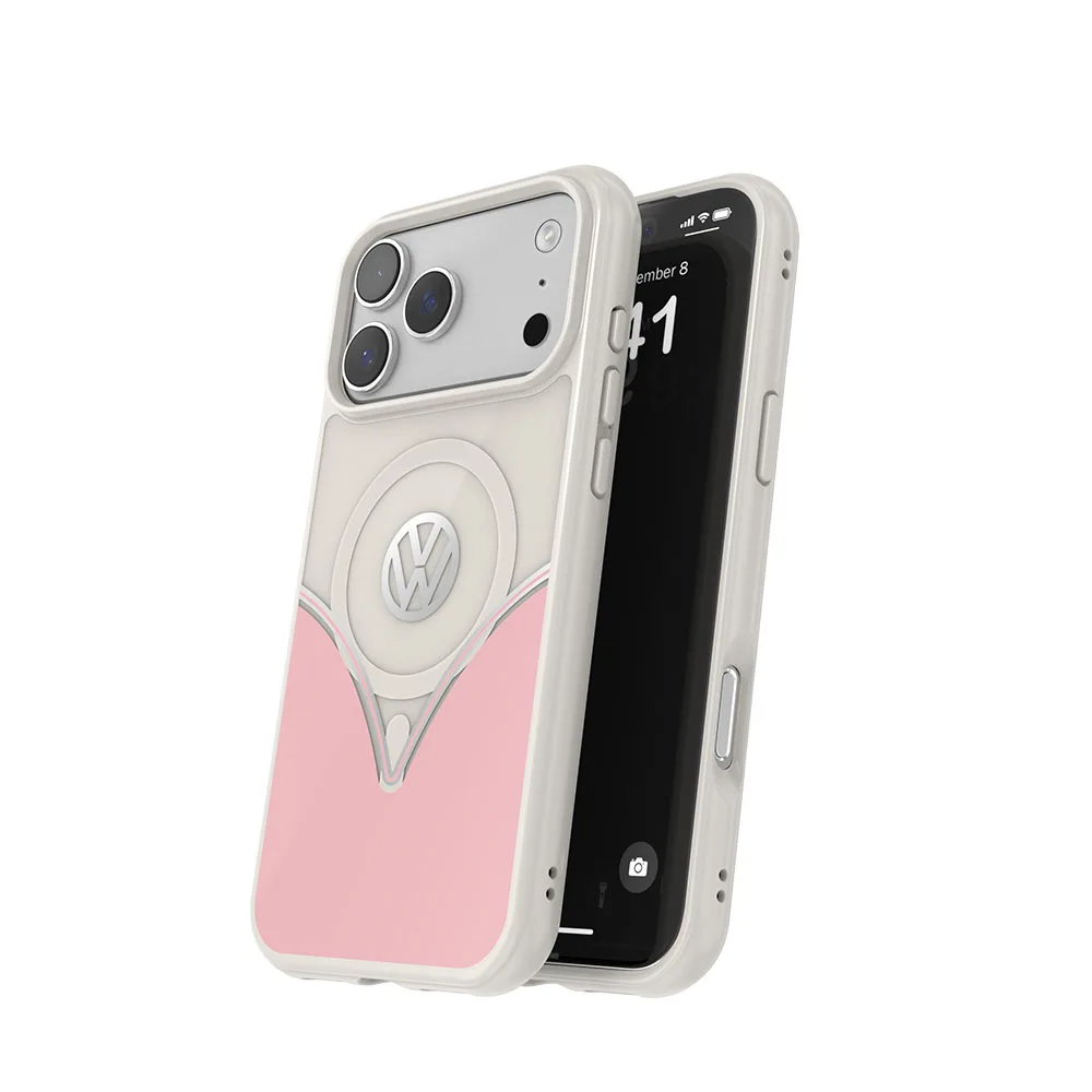 Volkswagen รุ่น Vintage Collection - เคส iPhone 17 Pro - สี Powder Pink - Image 5