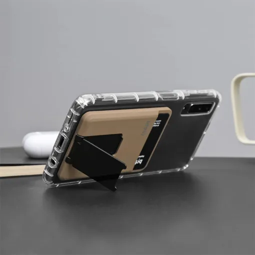 Bitplay รุ่น Magnetic Wallet Stand - ที่เก็บบัตรติดหลังมือถือ - สี Sand - Image 5
