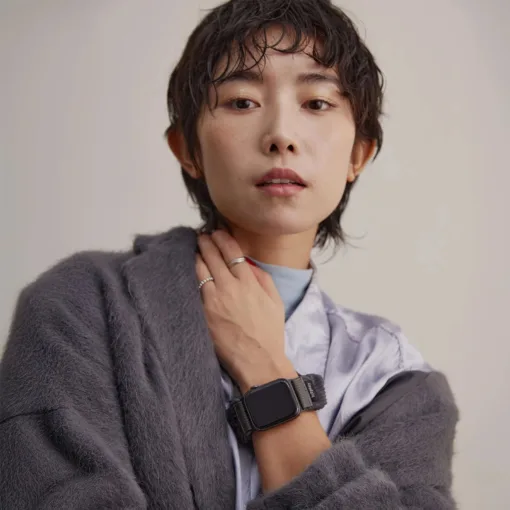 Bitplay รุ่น Scrunchie Watch Band - สายนาฬิกา Apple Watch 38/40/41mm - สี Dusty Blue - Image 6