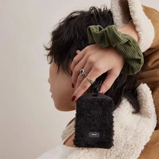 Bitplay รุ่น Cozy Scrunchie Wrist Strap - สายคล้องข้อมือ - สี Dusty Blue - Image 6