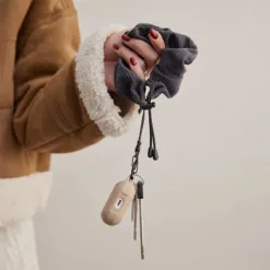 Bitplay รุ่น Cozy Scrunchie Wrist Strap - สายคล้องข้อมือ - สี Dusty Blue