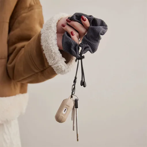 Bitplay รุ่น Cozy Scrunchie Wrist Strap - สายคล้องข้อมือ - สี Dusty Blue - Image 7