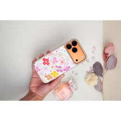 Custype รุ่น Leather Case with Printing (Magsafe) - เคส iPhone 17 Pro Max - ลาย Colorful Flower