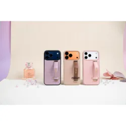 Custype รุ่น Faux Leather Case with Wrist Stand - เคส iPhone 17 Pro Max - สี Purple