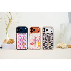 Custype รุ่น Progrip Leather Case with Printing (Magsafe) - เคส iPhone 17 Pro - ลาย Clover Apricot