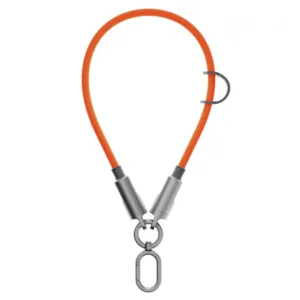 UniCraft สายชาร์จ 2 in 1 รุ่น USB-C Phone Lanyard ชาร์จไว PD 240W PD C-to-C (ยาว32cm) - สี Orange