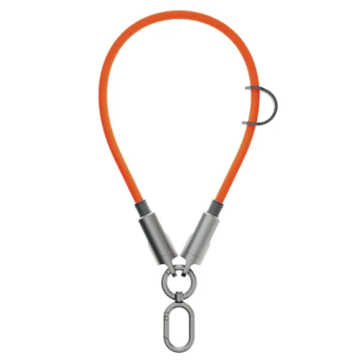 UniCraft สายชาร์จ 2 in 1 รุ่น USB-C Phone Lanyard ชาร์จไว PD 240W PD C-to-C (ยาว32cm) - สี Orange
