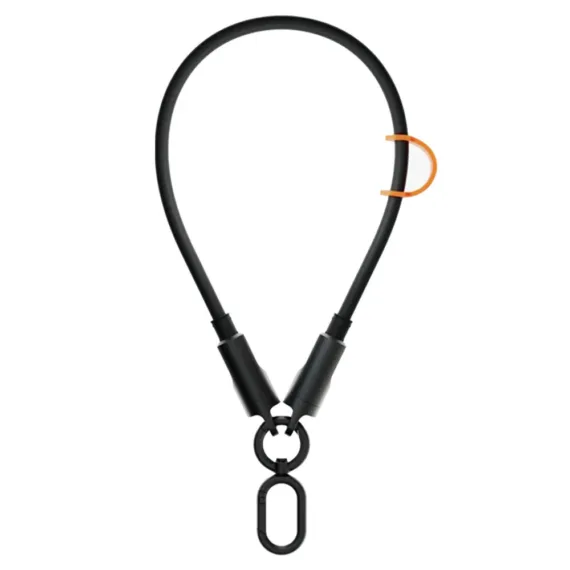 UniCraft สายชาร์จ 2 in 1 รุ่น USB-C Phone Lanyard ชาร์จไว PD 240W PD C-to-C (ยาว32cm) - สี Black