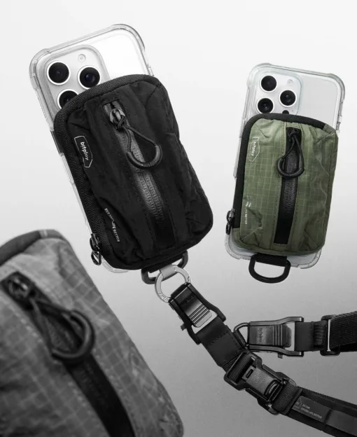 Bitplay รุ่น Magnetic Mini Pouch - กระเป๋าติดหลังมือถือ - สี Black - Image 4