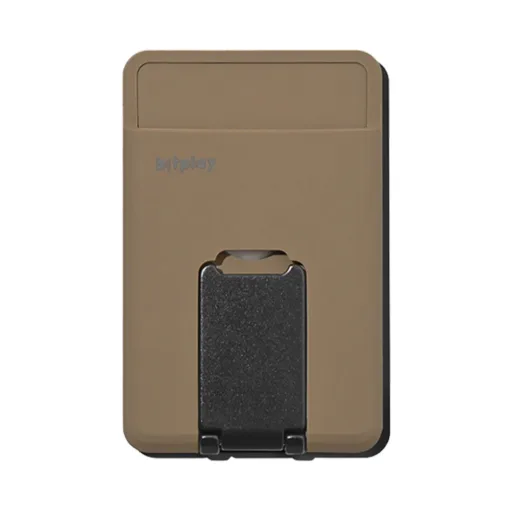 Bitplay รุ่น Magnetic Wallet Stand - ที่เก็บบัตรติดหลังมือถือ - สี Sand