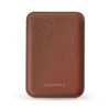 MINTAPPLE. รุ่น Top Grain Leather MagSafe Wallet - ที่เก็บบัตรติดหลังมือถือ - สี Autumn