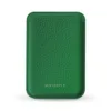 MINTAPPLE. รุ่น Top Grain Leather MagSafe Wallet - ที่เก็บบัตรติดหลังมือถือ - สี British Green