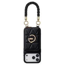 Custype รุ่น Rope Style Strap Case - เคส iPhone 17 Pro Max - สี Black