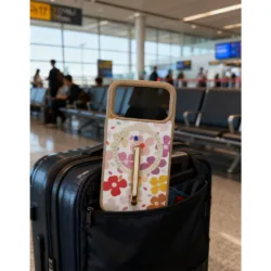 Custype รุ่น Progrip Leather Case with Printing (Magsafe) - เคส iPhone 17 Pro Max - ลาย Colorful Flower 14 Custype รุ่น Progrip Leather Case with Printing (Magsafe) - เคส iPhone 17 Pro Max - ลาย Colorful Flower