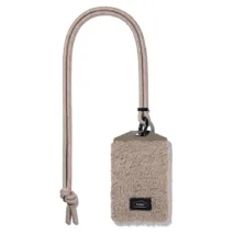 Bitplay รุ่น Short-Pile Badge Holder - ป้ายคล้องคอ - สี Taupe