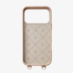 Custype รุ่น Leather Case with Heart Pouch - เคส iPhone 17 Pro Max - สี White