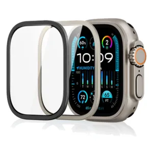 ESR รุ่น Armorite Protection - ฟิล์มกระจก Apple Watch Ultra  1/2/3 (49mm) - สี Titanium/Black (2ชิ้น)