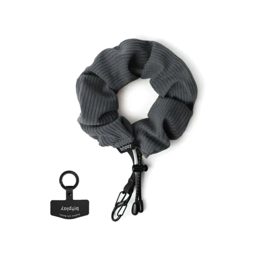 Bitplay รุ่น Cozy Scrunchie Wrist Strap - สายคล้องข้อมือ - สี Dusty Blue