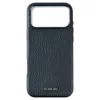 GRAMS(28) รุ่น 121 MagSafe Leather (Pebbled Leather) - เคส iPhone 17 Pro Max - สี Navy Blue