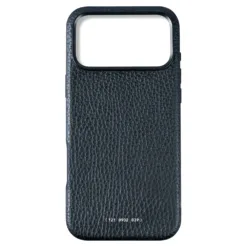 GRAMS(28) รุ่น 121 MagSafe Leather (Pebbled Leather) - เคส iPhone 17 Pro Max - สี Navy Blue